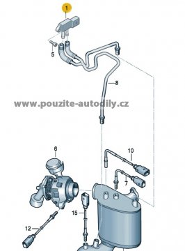 Čidlo odchylky tlaku Seat 059906051C, Bosch 0281006082