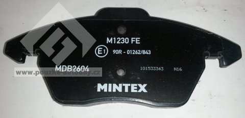 Sada brzdových destiček, MINTEX MDB2604, Seat