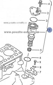 Podtlakové čerpadlo, originál Seat 028145101F, 028207A