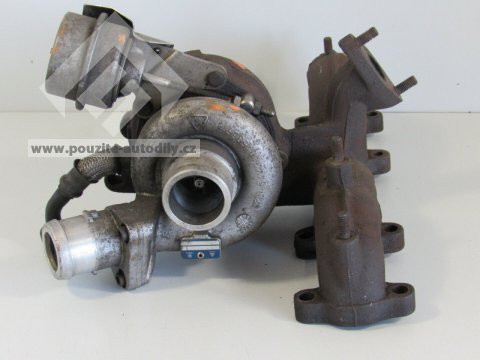 Turbo s výfukovým potrubím 038253016B Seat Ibiza 6L