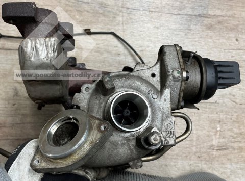 03L253056D Turbo KKK s výfukovým potrubím 1.6TDi Seat, VW, Škoda