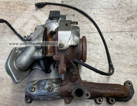 03L253056T Turbo KKK s výfukovým potrubím Seat, VW, Škoda, Audi