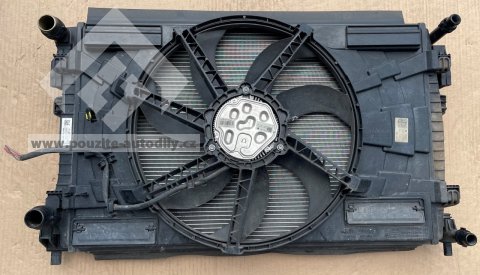 M0106564 Ventilátor chladiče, 5Q0121203DQ sahara, 5Q0121251GQ, 5Q0121251HS chladiče vody, chladič klima