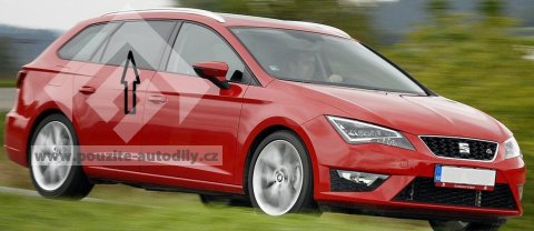 Sklo dveří pravé zadní 5F9845026A Seat Leon ST 5F 13-20