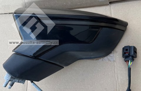 5F1857507P Levé zpětné zrcátko, elektrické, originál Seat Leon 5F III