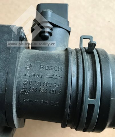 Měřič hmotnosti vzduchu, Seat 038906461B, Bosch 0281002531