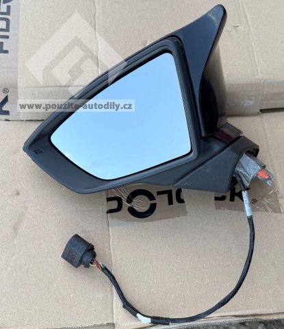 5F1857507P Levé zpětné zrcátko, elektrické, originál Seat Leon 5F III